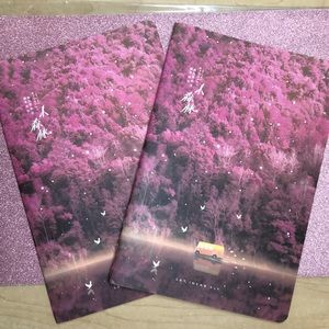 Pink Mini Forest Journals (x2)